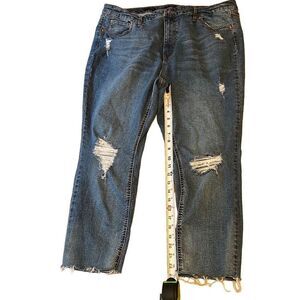 Wild Fable Women's Blue Dark Wash Highest Rise Skinny Jeans Plus Size 18W